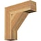 Ekena Millwork Traditional Block Rough Sawn Bracket, Western Red Cedar, 6"W x 22"D x 22"H BKT06X22X22TRA05RWR - alternate 1
